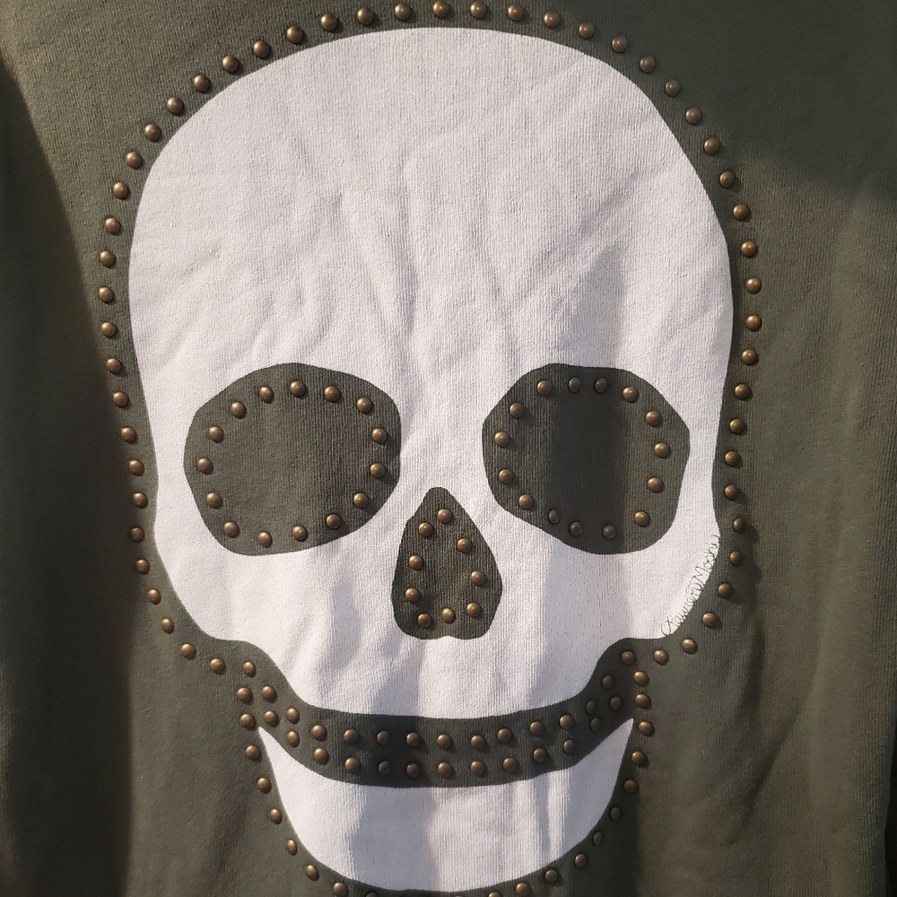 Lauren Moshi Lennox Stud Skull hoodie - Picture 6 of 16